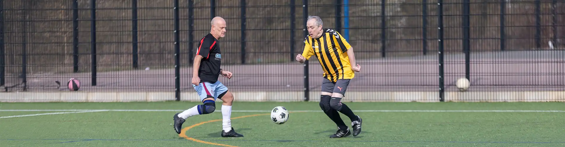 Hellraisers Over-50s Football — men enjoying the game